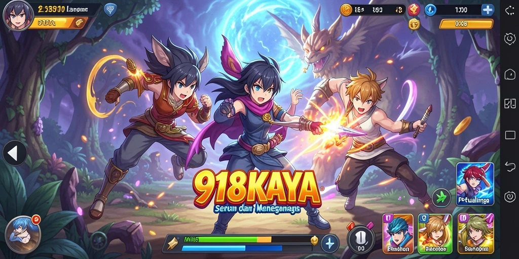 Tampilan gameplay 918KAYA yang memukau dan penuh aksi.