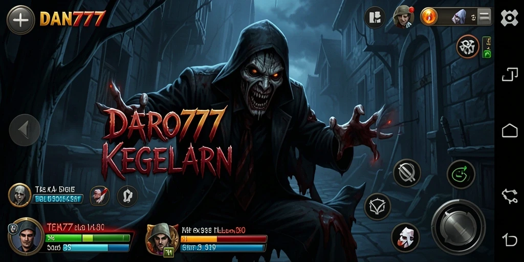 Tangkapan layar menampilkan gameplay menegangkan dari DAN777.