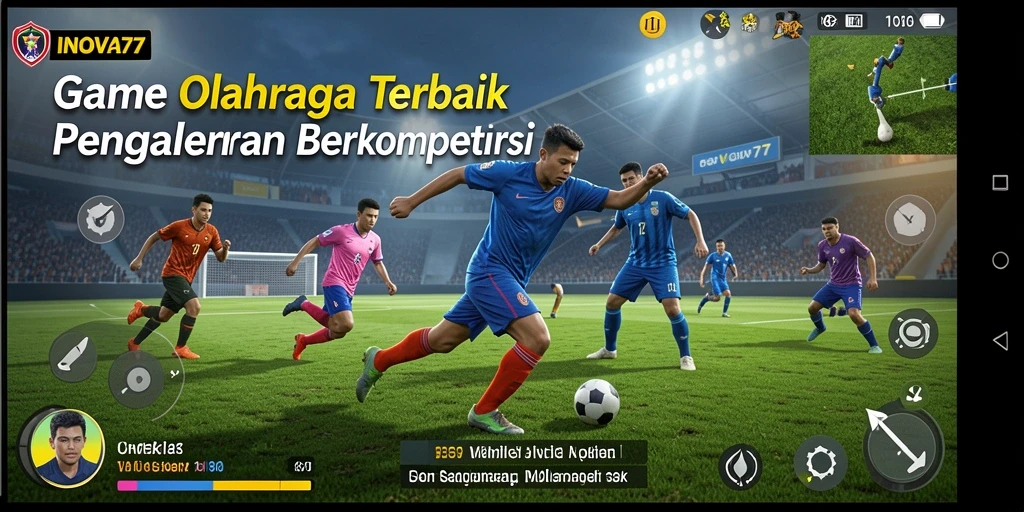 Tampilan gameplay mencengangkan dan interaktif dari INOVA77.