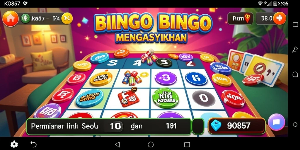 Gameplay menarik dari KO857 dengan suasana Bingo yang seru.