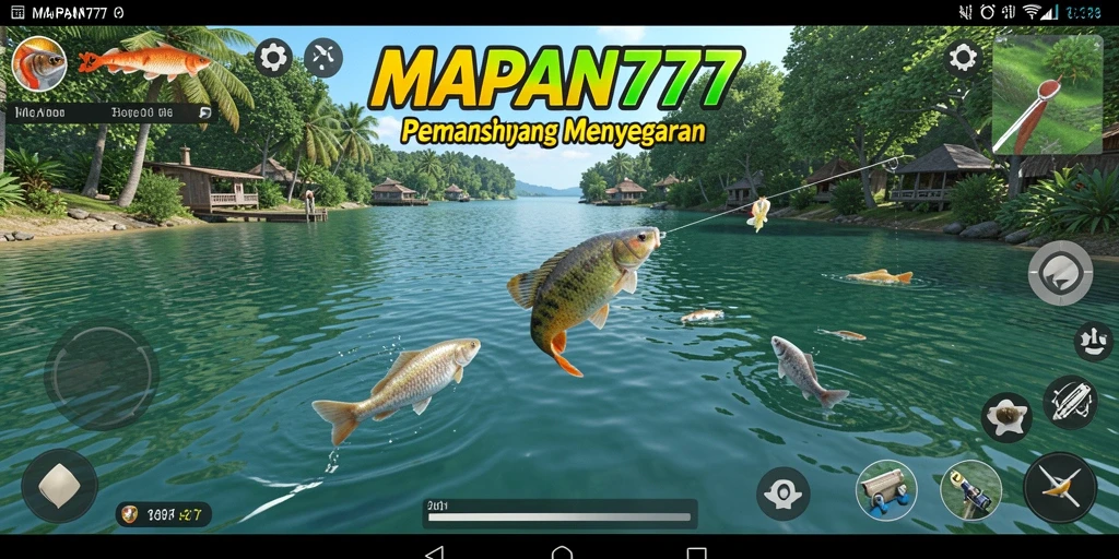 Tangkapan ikan besar di laut yang indah dalam MAPAN777.