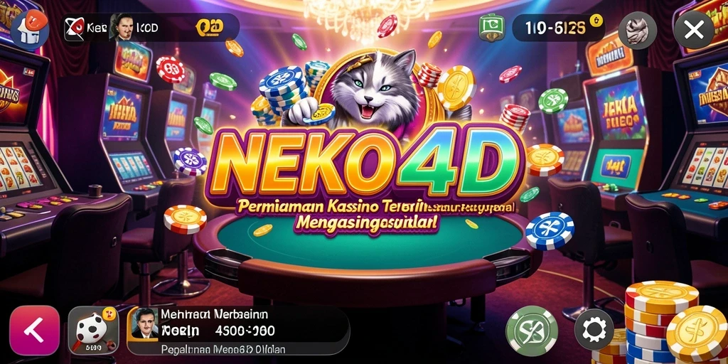 Screenshot gameplay NEKO4D menampilkan aksi kasino yang mendebarkan.