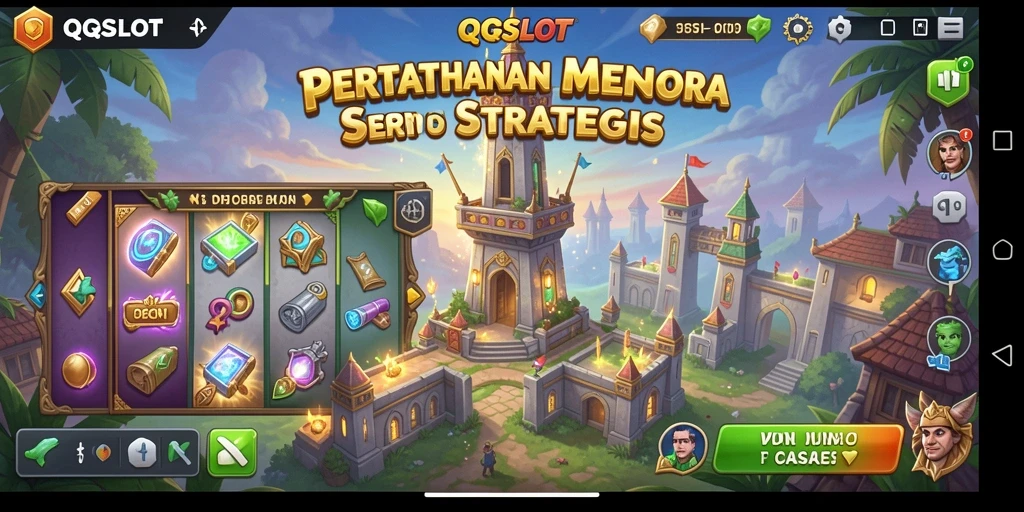 Gameplay seru dan strategis di QQSLOT Tower Defense.